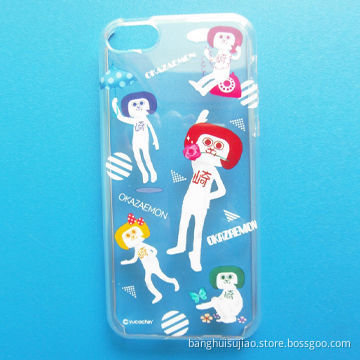 New Color Cartoon Transparent Case for iPhone 5C with IML Process